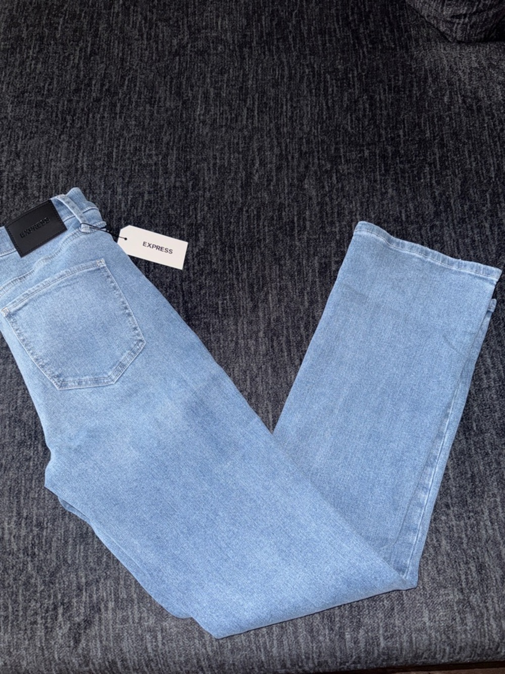 Express  PREMIUM JEANS Light Wash, BOOT CUT Jeans, size 10. **BRAND NEW**